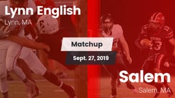 Matchup: Lynn English vs. Salem  2019