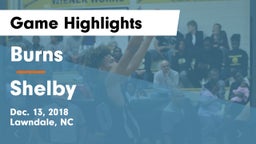 Burns  vs Shelby  Game Highlights - Dec. 13, 2018