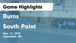 Burns  vs South Point  Game Highlights - Dec. 17, 2019
