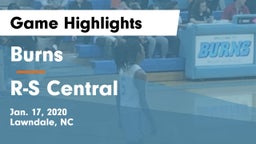 Burns  vs R-S Central  Game Highlights - Jan. 17, 2020