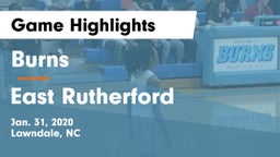 Burns  vs East Rutherford  Game Highlights - Jan. 31, 2020