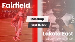 Matchup: Fairfield High, OH vs. Lakota East  2017
