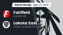 Recap: Fairfield  vs. Lakota East  2018