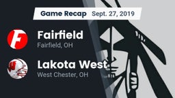 Recap: Fairfield  vs. Lakota West  2019