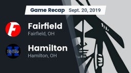 Recap: Fairfield  vs. Hamilton  2019