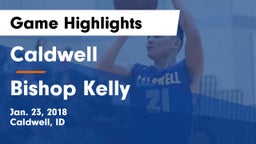 Caldwell  vs Bishop Kelly  Game Highlights - Jan. 23, 2018