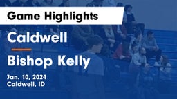Caldwell  vs Bishop Kelly  Game Highlights - Jan. 10, 2024