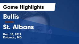 Bullis  vs St. Albans  Game Highlights - Dec. 10, 2019