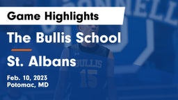 The Bullis School vs St. Albans  Game Highlights - Feb. 10, 2023