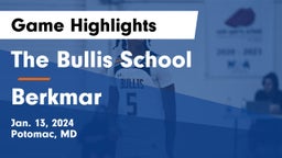 The Bullis School vs Berkmar  Game Highlights - Jan. 13, 2024