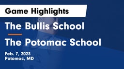 The Bullis School vs The Potomac School  Game Highlights - Feb. 7, 2023
