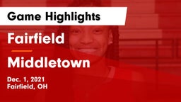 Fairfield  vs Middletown  Game Highlights - Dec. 1, 2021