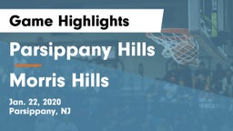 Parsippany Hills  vs Morris Hills  Game Highlights - Jan. 22, 2020