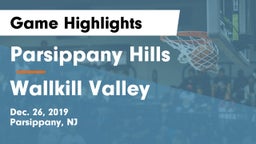 Parsippany Hills  vs Wallkill Valley Game Highlights - Dec. 26, 2019