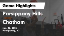Parsippany Hills  vs Chatham  Game Highlights - Jan. 12, 2023