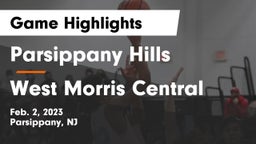 Parsippany Hills  vs West Morris Central  Game Highlights - Feb. 2, 2023