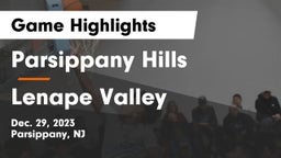 Parsippany Hills  vs Lenape Valley  Game Highlights - Dec. 29, 2023