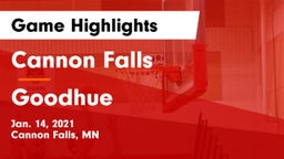 Cannon Falls  vs Goodhue  Game Highlights - Jan. 14, 2021
