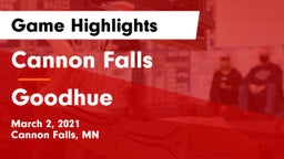 Cannon Falls  vs Goodhue  Game Highlights - March 2, 2021