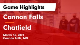 Cannon Falls  vs Chatfield  Game Highlights - March 16, 2021
