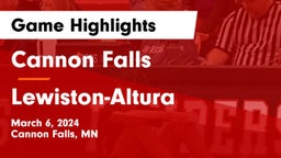 Cannon Falls  vs Lewiston-Altura  Game Highlights - March 6, 2024
