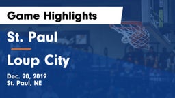 St. Paul  vs Loup City  Game Highlights - Dec. 20, 2019