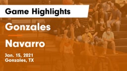Gonzales  vs Navarro  Game Highlights - Jan. 15, 2021