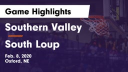 Southern Valley  vs South Loup  Game Highlights - Feb. 8, 2020