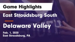 East Stroudsburg  South vs Delaware Valley  Game Highlights - Feb. 1, 2020