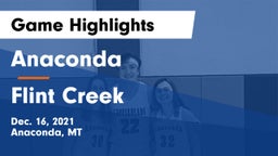 Anaconda  vs Flint Creek  Game Highlights - Dec. 16, 2021