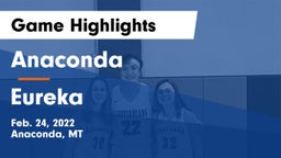 Anaconda  vs Eureka Game Highlights - Feb. 24, 2022