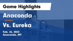 Anaconda  vs Vs. Eureka Game Highlights - Feb. 26, 2022