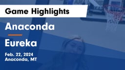 Anaconda  vs Eureka Game Highlights - Feb. 22, 2024
