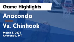 Anaconda  vs Vs. Chinhook Game Highlights - March 8, 2024