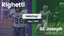Matchup: Righetti  vs. St. Joseph  2017