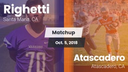 Matchup: Righetti  vs. Atascadero  2018