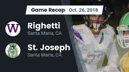 Recap: Righetti  vs. St. Joseph  2018