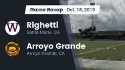 Recap: Righetti  vs. Arroyo Grande  2019