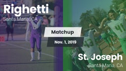 Matchup: Righetti  vs. St. Joseph  2019
