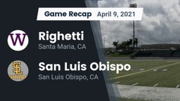 Recap: Righetti  vs. San Luis Obispo  2021