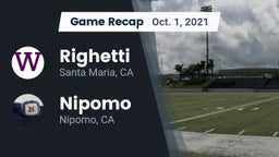 Recap: Righetti  vs. Nipomo  2021