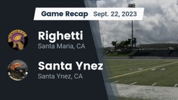 Recap: Righetti  vs. Santa Ynez  2023