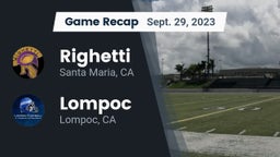 Recap: Righetti  vs. Lompoc  2023