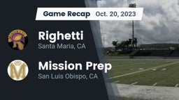 Recap: Righetti  vs. Mission Prep 2023