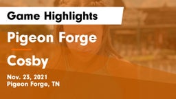 Pigeon Forge  vs Cosby  Game Highlights - Nov. 23, 2021