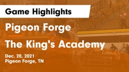 Pigeon Forge  vs The King's Academy Game Highlights - Dec. 20, 2021