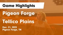 Pigeon Forge  vs Tellico Plains  Game Highlights - Dec. 21, 2023