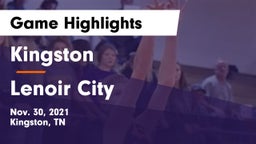 Kingston  vs Lenoir City  Game Highlights - Nov. 30, 2021
