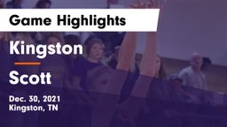 Kingston  vs Scott  Game Highlights - Dec. 30, 2021