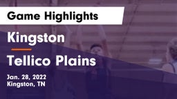 Kingston  vs Tellico Plains  Game Highlights - Jan. 28, 2022